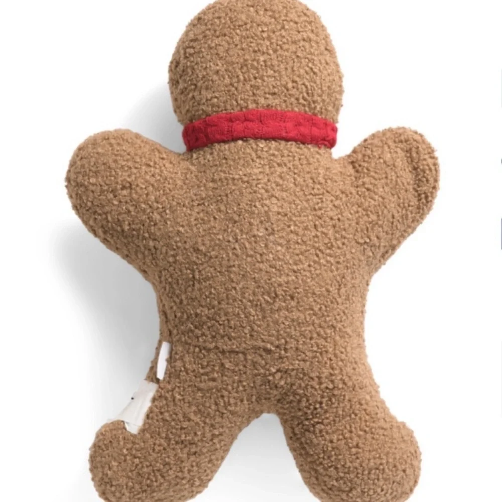 CUPCAKES & CASHMERE 26x19 Oversized Gingerbread Man Pillow